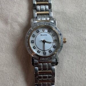 Bulova Women's Two-Tone Crystal Watch